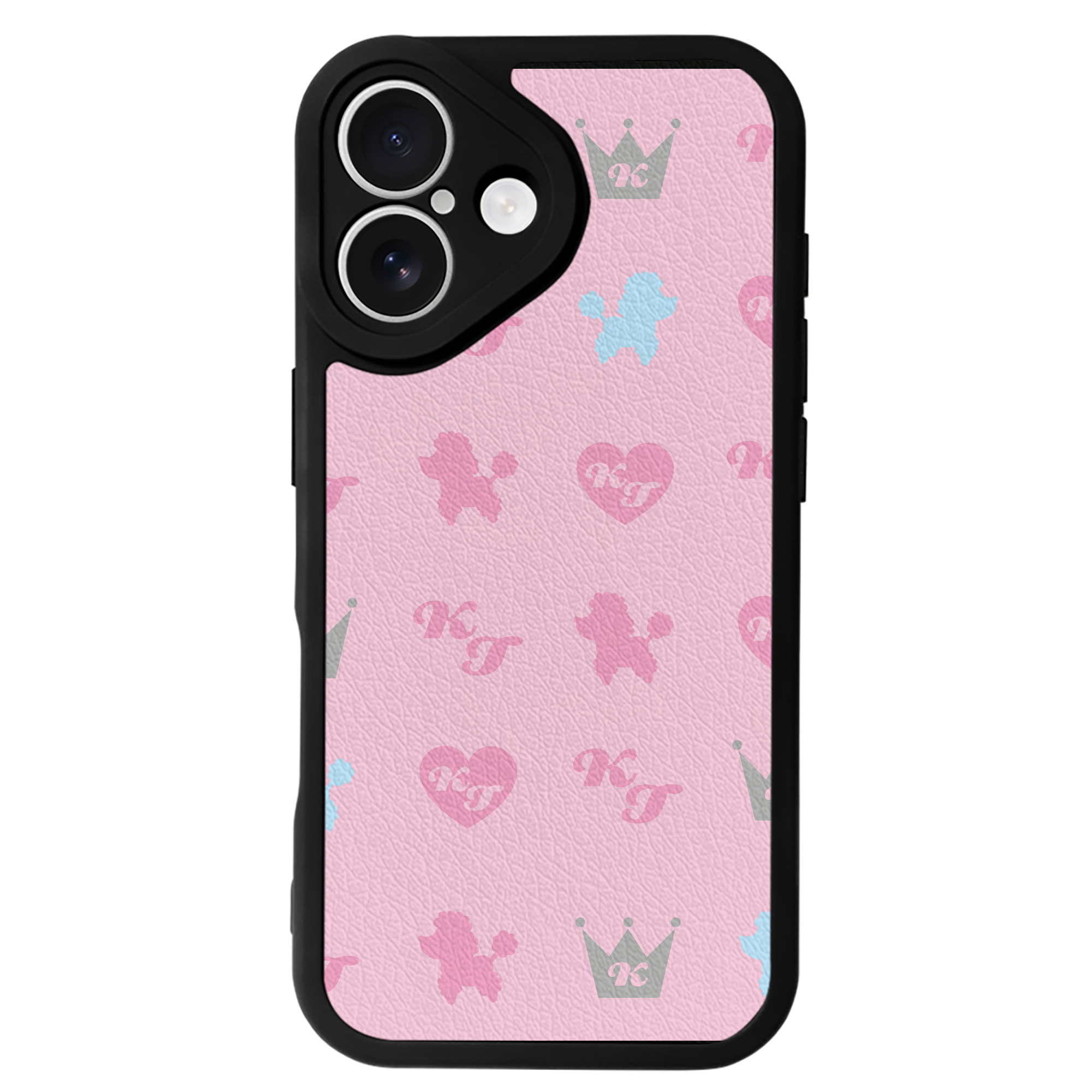 （画像用） Hello Kitty ハローキティ 【iPhone 16シリーズ対応】シリコンスマホケース（レザー調） 材質：シリコン